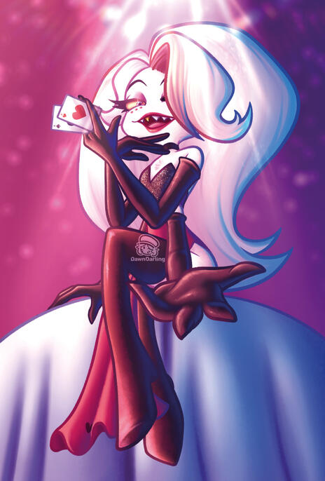 Angel Dust Drag - Hazbin Hotal Fanart