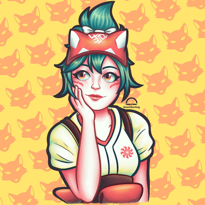 Kiriko - Overwatch Fanart