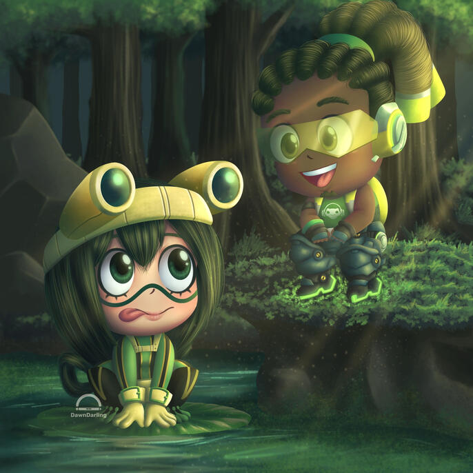Frogs - BNHA & Overwatch Crossover